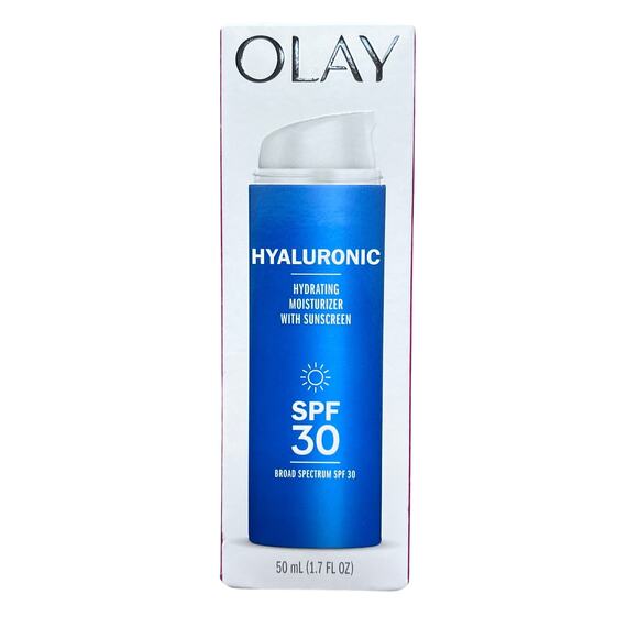 OLAY Other - Olay Hyaluronic Hydrating Moisturizer With Sunscreen SPF 30 1.7oz Exp 01/26